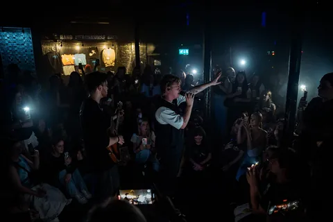 ONLY THE POETS took over The Fleece in