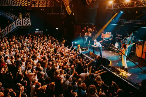 1,600 lucky prize draw winners got the chance to see IDLES at the O2 Academy