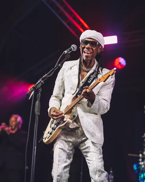 The man himself - Nile Rodgers on stage