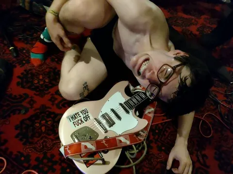 Lacross Club’s frenzied punk-rock set ends with the band on the floor