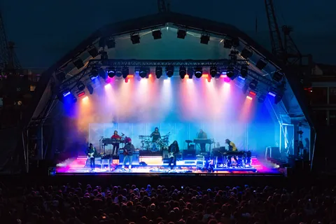 Closing this year’s Bristol Sounds was Philadelphian rock band The War on Drugs.