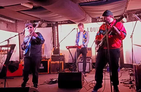 The Grave Danger hit the ground running with their souped-up stomping synth-fuelled rock