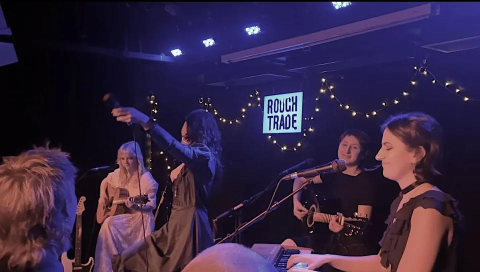 THE LAST DINNER PARTY delighted the audience at Bristol's Rough Trade with an acoustic set to promote their debut album
