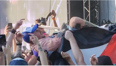It’s never too early for a crowd surf….