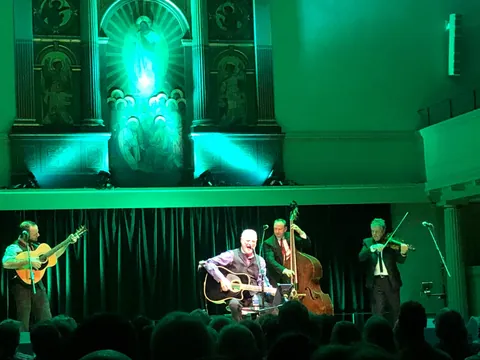 The original Cockney Rebel Steve Harley with his acoustic band at St George’s Bristol venue on June 8