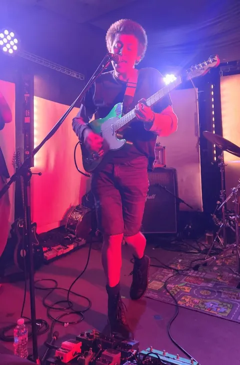 The band took the opportunity to try out some new material