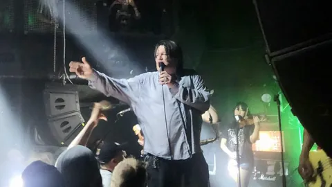 A barrage of punk-rock: Knives also feature saxophone and violin